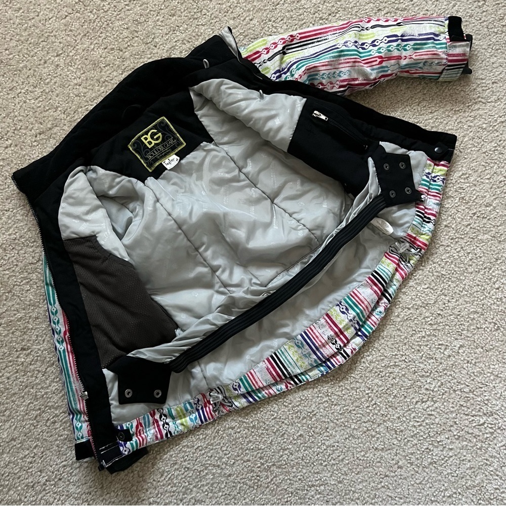 Boulder Gear Kids Colorful Ski Winter Snow Jacket Coat Girls Size XS 8935P $199 - Picture 12 of 16